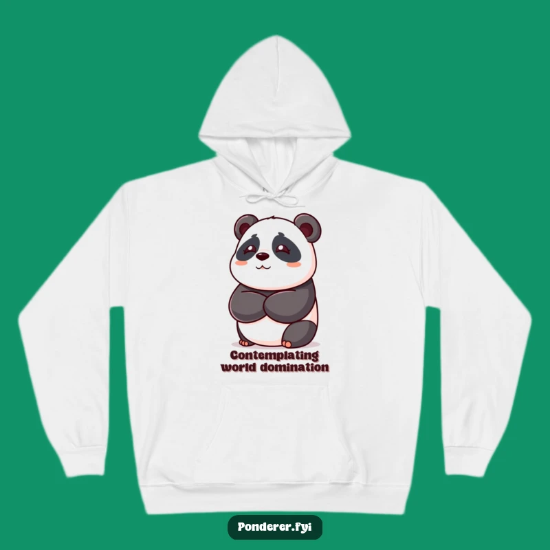 Cozy Funny Panda Hoodie: Deep Thoughts, Perfect Humorous Gift for Him/Her