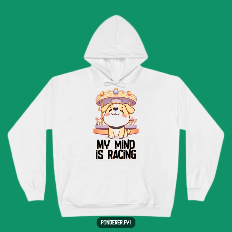 Cozy Funny Dog Thoughts Hoodie: Warmth for Your Inner Pup
