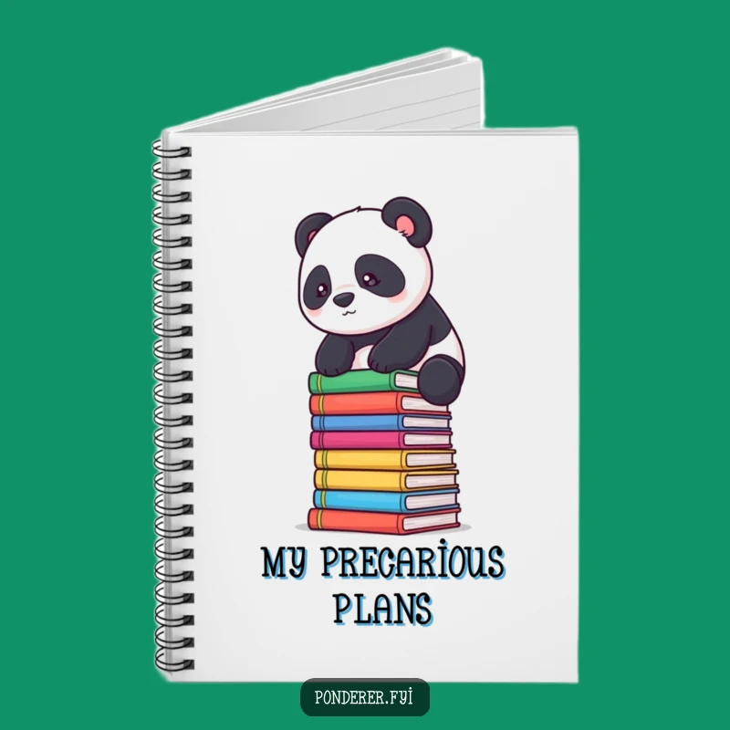 Funny Panda Scholar Notebook: Jot Down Ideas with Determination